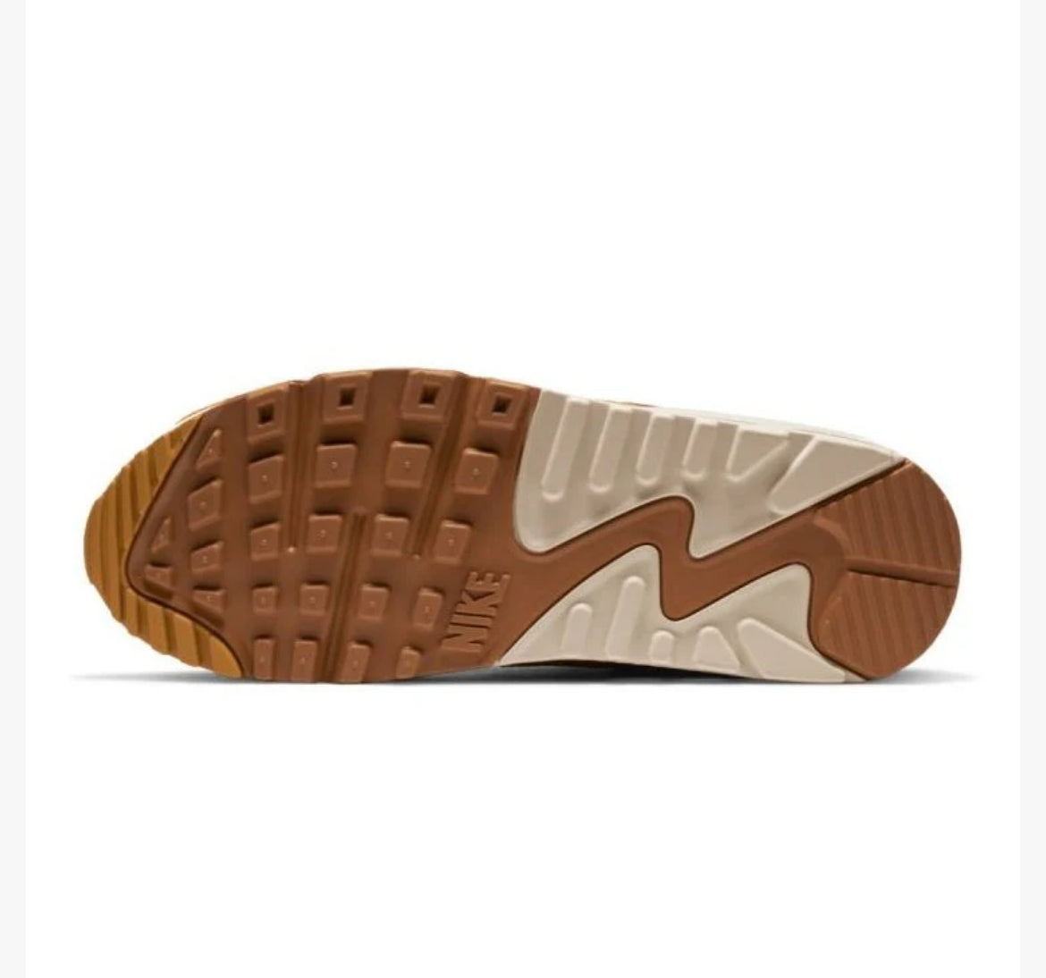 NIKE AIR MAX 90 BEIGE BROWN SNEAKERS